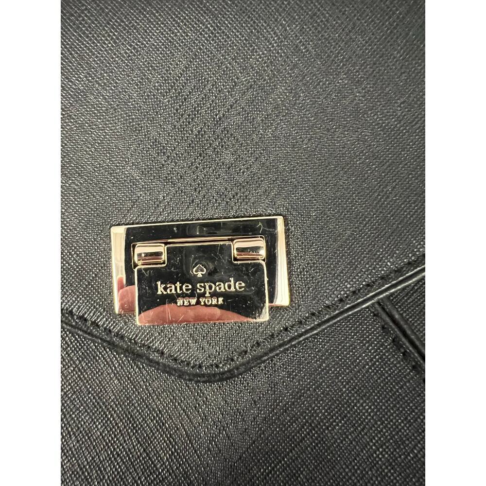 Kate Spade New York Wesley Place Suede Laurel Handbag Black GS - Picture 3 of 9